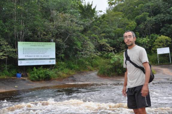 Visitando o parque das corredeiras do Urubuí, em Presidente Figueiredo - AM